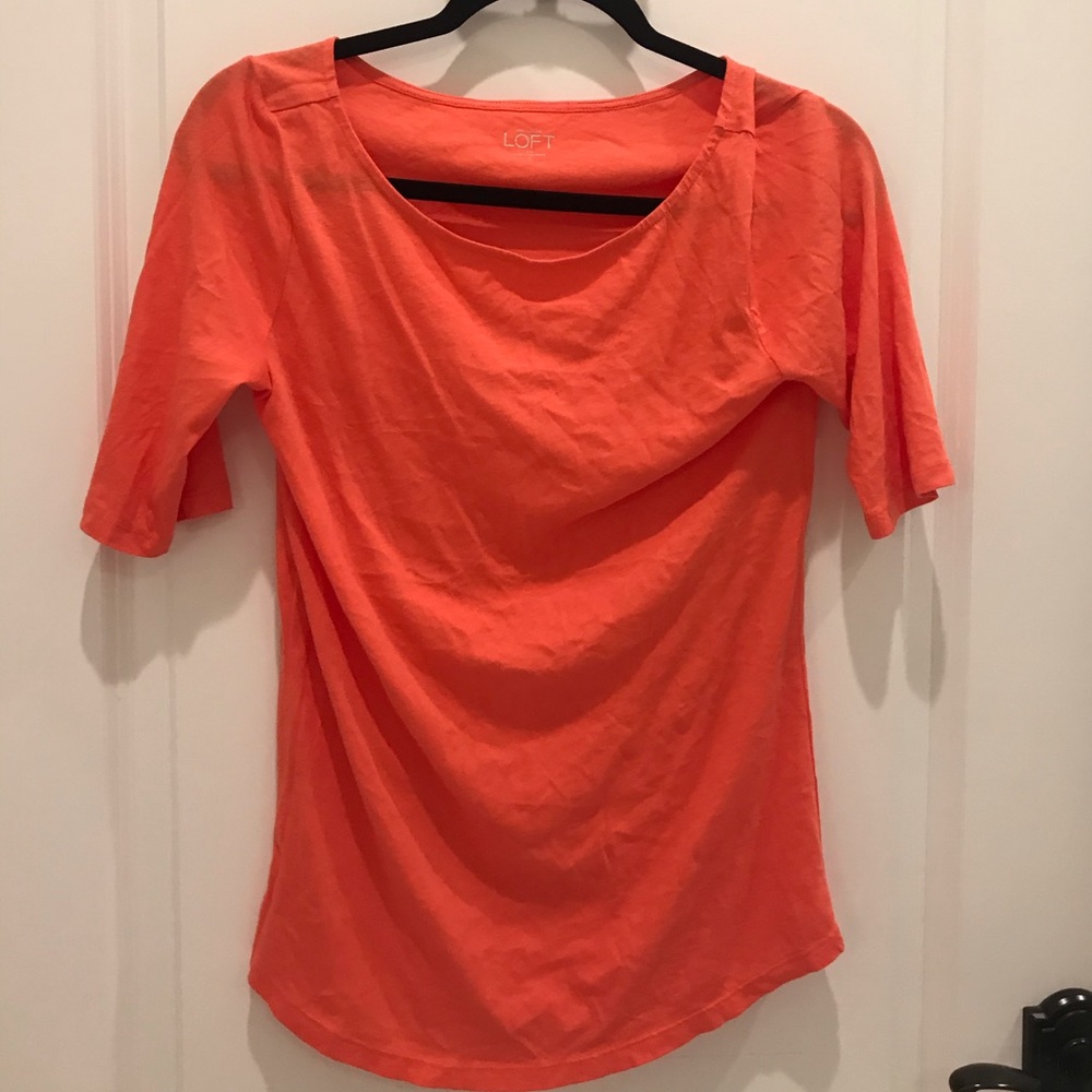 Loft. Small orange top, never worn.